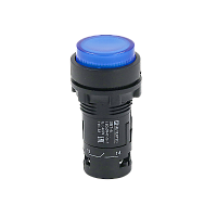 Кнопка синяя выступающая с подсветкой, 1NO, 220V AC, IP54, пластик MTB7-EW36616 | код 132724 | MEYERTEC