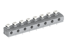235406/010 Клемма MCS с крепеж.фланцем, 6 конт., шаг 10.00мм, сер., шт | код 235406/010 | SUPU