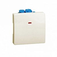 Переключатель 1-клавишный 27, скрытый монтаж, слоновая кость | код. 27204-62 | Simon