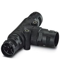 Т-распределитель QPD T 4PE6,0 BK | код 1417490 | PHOENIX CONTACT