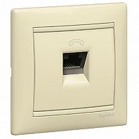 Розетка телефонная 1xRJ11 VALENA CLASSIC, слоновая кость | код. 774338 | Legrand