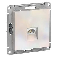 Розетка компьютерная 1xRJ45 Cat.5 ATLASDESIGN, жемчуг | код. ATN000483 | Schneider Electric