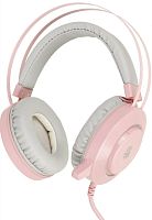 Наушники с микрофоном A4Tech Bloody G521 розовый 2.3м мониторные USB оголовье (G521 ( PINK )) | код 1379891 | A4TECH