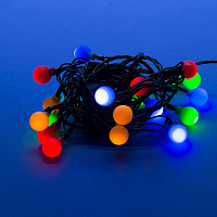 ULD-S0800-100/DGA MULTI IP20 COLORBALLS Гирлянда светодиодная с контроллером «Разноцветные шарики» | код 7929 | Uniel