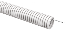 ELASTA Труба гофр. ПВХ d=50мм с зондом белая (15м) IEK | код ET-TG21-121-050-015-K01 | IEK