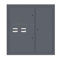 Щит этажный 2 кв. RAL7024 (1000х950х150) EKF PROxima | код mb29-v-2-ral7024 | EKF