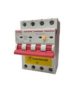 Диф. автомат YCB9LE-80M 25А 4P 6кА 100мА B AC (электрон.) | код A031655 | CNC