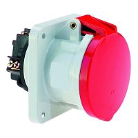 Розетка встраиваемая 63A, 5р(3P+N+PE), 6h, 400V, IP44, Bals 136 | код 136 | Bals