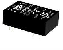 Источник питания DC-DC, 8Вт, вход 18…75В, выход ±12В/±333мА, изоляция 1500В DC, DIP24 31.8х20.3х10.2мм, -40...+85С | код RDDW08G-12 | MeanWell