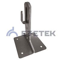 Держатель проводника круглого 8-10 мм, высота 65 мм, оцинкованная сталь | код 91108 | ЕЗЕТЕК