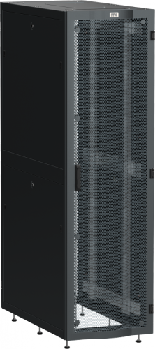 ITK LINEA S Шкаф серв. 19 24U 600х1000мм перф. дв. черный | код LS05-24U61-2PP | ITK by IEK