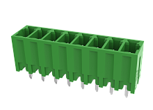 MC-PA3.81V10-L-0002 Разъём штекерный MC, прям. конт.,шаг 3.81мм,10 конт., ступен. типа, зел., шт | код MC-PA3.81V10-L-0002 | SUPU