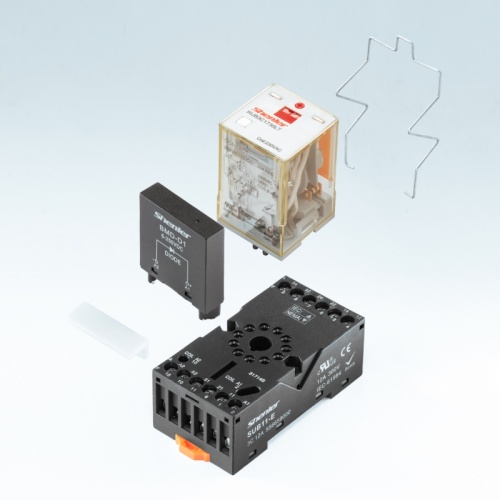 Реле сер. RUB, 3CO, тип пров. 5-1, 24VDC, свет. диод + тест. кноп. | код RUB3C5024LT | Shenler Реле сер. RUB, 3CO, тип пров. 5-1, 24VDC, свет. диод + тест. кноп. | код RUB3C5024LT | Shenler