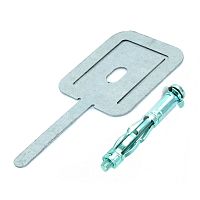 Комплекты для крепления ОКЛ с использованием дюбеля Молли М4х54 и хомута FR ПР-40 (100 шт) Промрукав | код PR08.5209 | ПРОМРУКАВ