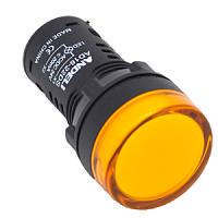 Световой индикатор AD16-22DS(LED)матрица d22мм желтый 220В AC (ANDELI) | код ADL10-133 | ANDELI