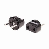 Сетевой переходник Питер черный 6А REXANT | код 11-1067 | REXANT