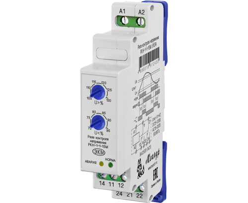 Реле контроля напряжения РКН-1-1-15М УХЛ2 | код 4680019912462 | Меандр Реле контроля напряжения РКН-1-1-15М УХЛ2 | код 4680019912462 | Меандр