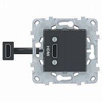 Розетка HDMI UNICA NEW, антрацит |  код. NU543054 |  Schneider Electric