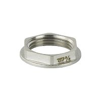 Контргайка с ребордой латунь 3/4дюйм еврослот никель | код 42257 | RTP