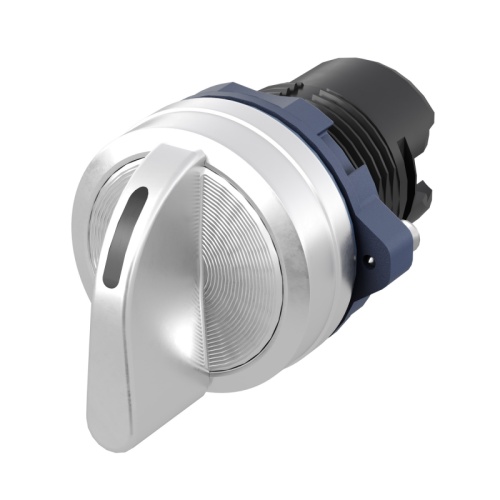 Головка переключателя на 3 положения с возвратом стандартная ручка, черный, алюминий | код M22S-M3A | DKC Головка переключателя на 3 положения с возвратом стандартная ручка, черный, алюминий | код M22S-M3A | DKC