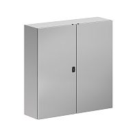 Корпус навесной STH с М/П двухдверный из нержавеющей cтали AISI304 ВxШxГ 1000x1000x300 мм, без фланца, IP55 | код R5STH1013-304 | DKC