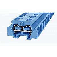 WS2.5T-DB-01P-12-00Z(H) Клемма пружинная WS, 2.5T мм.кв., непосредственный монтаж, 4С, синий, шт | код 11030000583 | DEGSON