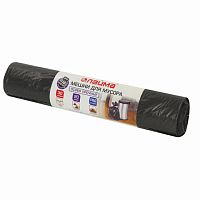 Мешки для мусора 30 л, черные, в рулоне 20 шт., особо прочные, ПВД 20 мкм, 50х60 см, LAIMA, 605330 | код 605330 | LAIMA