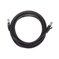 Патч-корд U/UTP, CAT 5e, RJ45-RJ45, 26AWG, LSZH, черный, 3м REXANT | код 02-0102-3 | REXANT