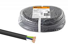 Кабель ВВГнг(А)-LS 5х6 ок(N, PE)-0,66 ГОСТ (на катушке 50м) TDM | код SQ0117-0469 | РЭМЗ ТМ