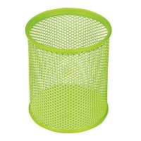 Подставка-органайзер BRAUBERG Germanium, металлическая, круглое основание, 94х81 мм, светло-зеленая, 231982 | код 231982 | BRAUBERG