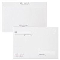 Конверты С4 (229х324 мм), отрывная лента, Куда-Кому, внутренняя запечатка, 90 г/м2, КОМПЛЕКТ 50 шт., BRAUBERG, 112180, С4НПРс-50(BRAUB | код 112180 | BRAUBERG