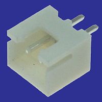 Разъём питания низковольтный RUICHI W-02 наклон 2.54 мм, 2 контакта | код 55052 | Ruichi