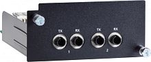 Модуль PM-7500-2MST Fast Ethernet module with 2 100BaseFX multi-mode ports with ST connectors for PT-75xx series | код 00-06078159 | MOXA