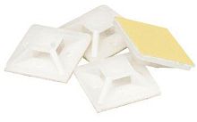 Площадка самоклеящаяся 30х30 белая под хомуты (100шт) (71063) | код 17250 | Navigator Group