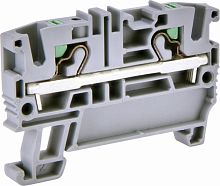 Клемма пружинная ESH-EFC.4 (4 мм2, серая, push-in) | код 003903255 | ETI
