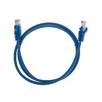 Патч-корд U/UTP, CAT 5e, RJ45-RJ45, 26AWG, LSZH, синий, 1м REXANT | код 02-0104-1 | REXANT