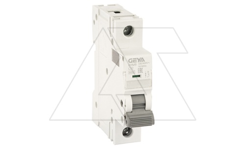 Авт. выключатель GYM9-1P-32B, 1P, 32A, хар-ка B, 6kA, 1M | код GYM91P32B | GEYA