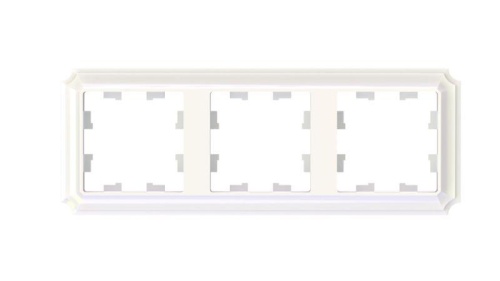 Рамка 3-пост. AtlasDesign Antique универс. жемчуж. | код ATN100403 | Systeme Electric Рамка 3-пост. AtlasDesign Antique универс. жемчуж. | код ATN100403 | Systeme Electric