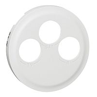 Лицевая панель - Программа Celiane - TV-FM-SAT розетки Кат. № 0 673 88/89 - белый | код 068285 | Legrand